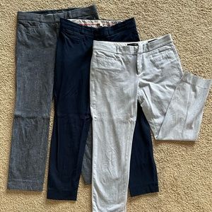 3 pairs Banana Republic Sloan pants